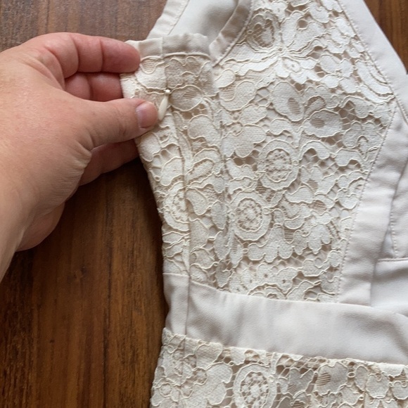 Free People lucky in love lace dress in shell size small - Picture 9 of 11